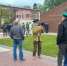 Над площадью Героев развиваются флаги погранвойск - Gorod48.ru