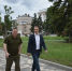 Вице-премьер Владимир Ежиков осмотрел объекты восстановления в подшефном Амвросиевском муниципальном округе - Правительство ДНР