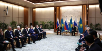 В Астане прошли переговоры Путина и Токаева: ключевые заявления - Реальное время