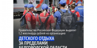 Правительство РФ выделит Белгородской области 1,2 миллиарда рублей на организацию детского отдыха за пределами региона. - Красногвардейский район