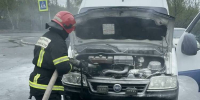 В Мурманске горела иномарка - Мурманский вестник