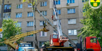 Коммунальные службы города устраняют последствия непогоды. - Город округ Мелитополь