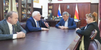 Сергей Меняйло и замруководителя Росархива Андрей Юрасов обсудили перспективы развития Архивной службы Северной Осетии - Администрация РСО-А