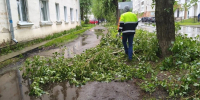 В Сыктывкаре коммунальные службы борются с последствиями вчерашнего урагана - Pg11.Ru
