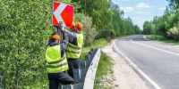 Знаки отремонтировали на 40 дорогах Подмосковья - Правительство Московской области