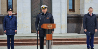 Команды призывников впервые отправились служить Отечеству от стен Михаило-Архангельского кафедрального собора - Архангельская епархия