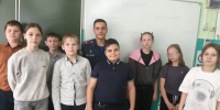 Урок безопасности в Климовской СОШ №2 - МЧС