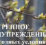 Экстренное предупреждение об опасном явлении "Заморозки" - Кашарский район