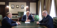 Рашид Темрезов обозначил приоритеты развития Черкесска на встрече с мэром и спикером гордумы - Русское радио КЧР