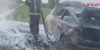 На федеральной трассе в Судиславском округе сгорел легковой автомобиль - SMINEWS в Судиславле