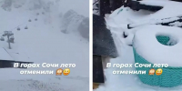 © Скриншоты видео из телеграм-канала «Сочи № 1» - Yuga.Ru
