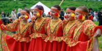 Фестиваль народных традиций "Былина" прошёл на Куликовом поле - ТК Первый Тульский