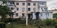 В Геническе после атаки дрона подготовили ПВР на 30 мест и организуют компенсации - Правительство Херсонской области