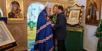 Митрополит Конилий и губернатор Александр Цыбульский вознесли молитвы в Антониево-Сийском монастыре - Архангельская епархия