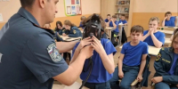 Сотрудники МЧС провели урок безопасности для воспитанников кадетского класса Разуменской школы №1. - Администрация Белгородского района