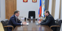 Александр Цыбульский провел рабочую встречу с председателем Комитета Госдумы по строительству и ЖКХ Сергеем Пахомовым - Пресс-центр Правительства