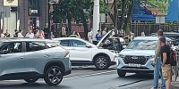 Движение по Гвардейскому проспекту затруднено из-за массового ДТП (фото) - NewKaliningrad.Ru