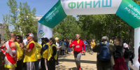 Сергей Бочаров на забеге в парке - АлтГУ