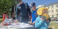 Пожарные Главного управления     обучили юных жителей края правилам безопасности - МЧС России
