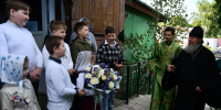 Божественная литургия в день Святаго Духа в Троицком храме города Ельца - Елецкая епархия