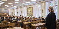 Школьники из Якутии посетили Сретенскую духовную академию в рамках просветительского проекта - Якутская и Ленская епархия