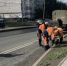 В Самаре на Солнечной укладывают бордюрный камень - SamaraGIS.Ru
