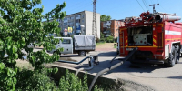 В Тахтамукайском районе продолжается откачка воды из дворовых территорий - ИА Адыгея Сегодня