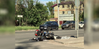 В Ярославле при столкновении с иномаркой пострадал мотоциклист - ГТРК