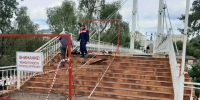 Вантовый мост через Урал в Оренбурге  обретает вторую молодость - ProOren.Ru