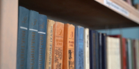 книги на книжной полке в библиотеке - ИА Удмуртия