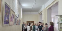 В библиотеке открылась выставка «Лето в цветах» художницы Марины Савицкой - Научная библиотека им. В.Г. Белинского