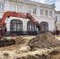 На улице Нахимсона в Ярославле рабочие приступили к укладке плитки - Мэрия города