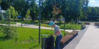 В общественных местах Курска работают 25 сотрудников и 5 единиц специальной техники. - Город Курск