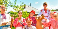 Троица вернулась в Овсянку. - Город Дивногорск