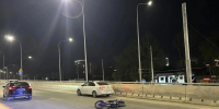 Подросток на питбайке столкнулся с авто на четвертом мосту Новосибирска - КП-Новосибирск