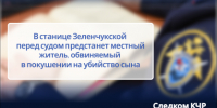 В станице Зеленчукской перед судом предстанет местный житель, обвиняемый в покушении на убийство сына - Следственный комитет