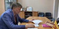 Прием у Александра Терентьева / Фото: пресс-служба "Справедливой России" - ИА Амител