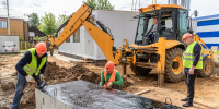 В деревне Хлюпино продолжается строительство нового водозаборного узла - Городской округ Одинцово