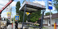 В Борисоглебске установили 5 остановок из антивандального стекла - РИА Воронеж - Борисоглебск