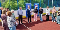 Спортивная площадка в Чурилково стала местом не только для тренировок, но и для открытого разговора с жителями - Администрация г. Домодедово