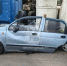В Воронеже бетономешалка упала на бок и раздавила Daewoo Matiz: видео - РИА Воронеж