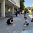 Галерея рисунков на асфальте с героями сказок А.С. Пушкина появилась в Дзержинском - Телеканал ЛТВ