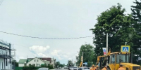 Ремонт дорог в селе Тербуны - Администрация Тербунского района