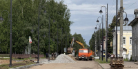В Великом Устюге благодаря нацпроекту продолжается благоустройство Советского проспекта - Правительство Вологодской области