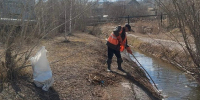 В Якутске продолжаются работы по очистке берегов водных объектов - Администрация г. Якутск