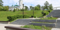 Иерусалимскую лестницу ремонтируют в Иркутске - ИА ИркСиб