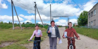 Уличная акция "Безопасное колесо" - Городищенская МЦРБ