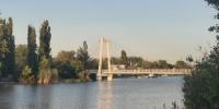 Подвесной мост. Фото Натальи Савченко - RuffNews.Ru