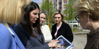 Министр образования Диана Кузнецова с рабочей поездкой посетила  Североморск - Город Североморск