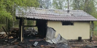 По дороге в Варзугу сгорела баня - SeverPost.ru